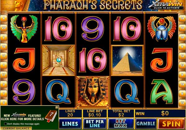Игровые символы Pharaohs Secrets