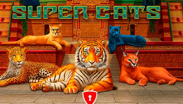 Великолепные слот на тему диких кошек Super Cats в казино Riobet