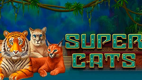 Великолепные слот на тему диких кошек Super Cats в казино Riobet